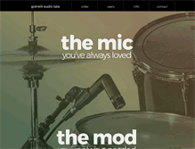 Tablet Screenshot of granelliaudiolabs.com